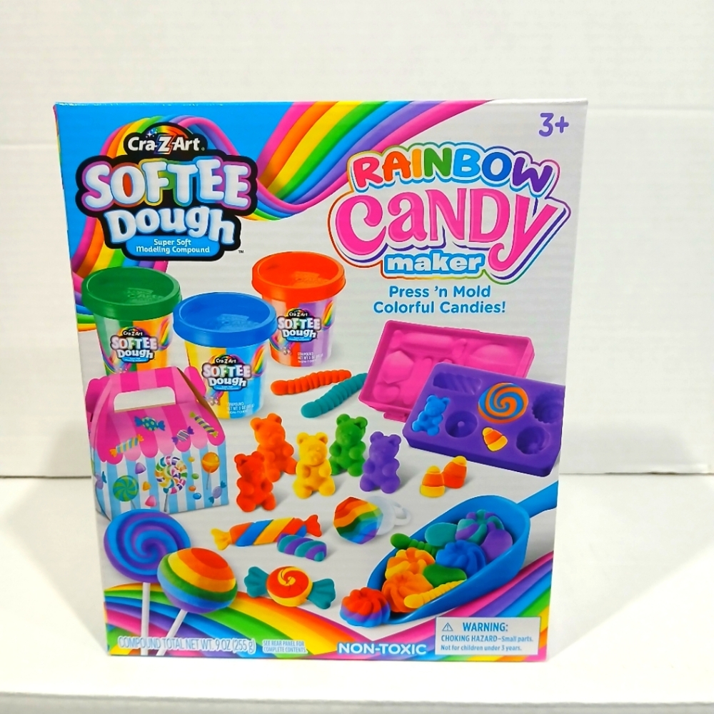Rainbow Candy Maker with Colorful Dough